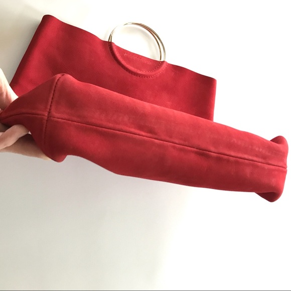Able Red Fozi Foldover Clutch - Picture 8 of 9